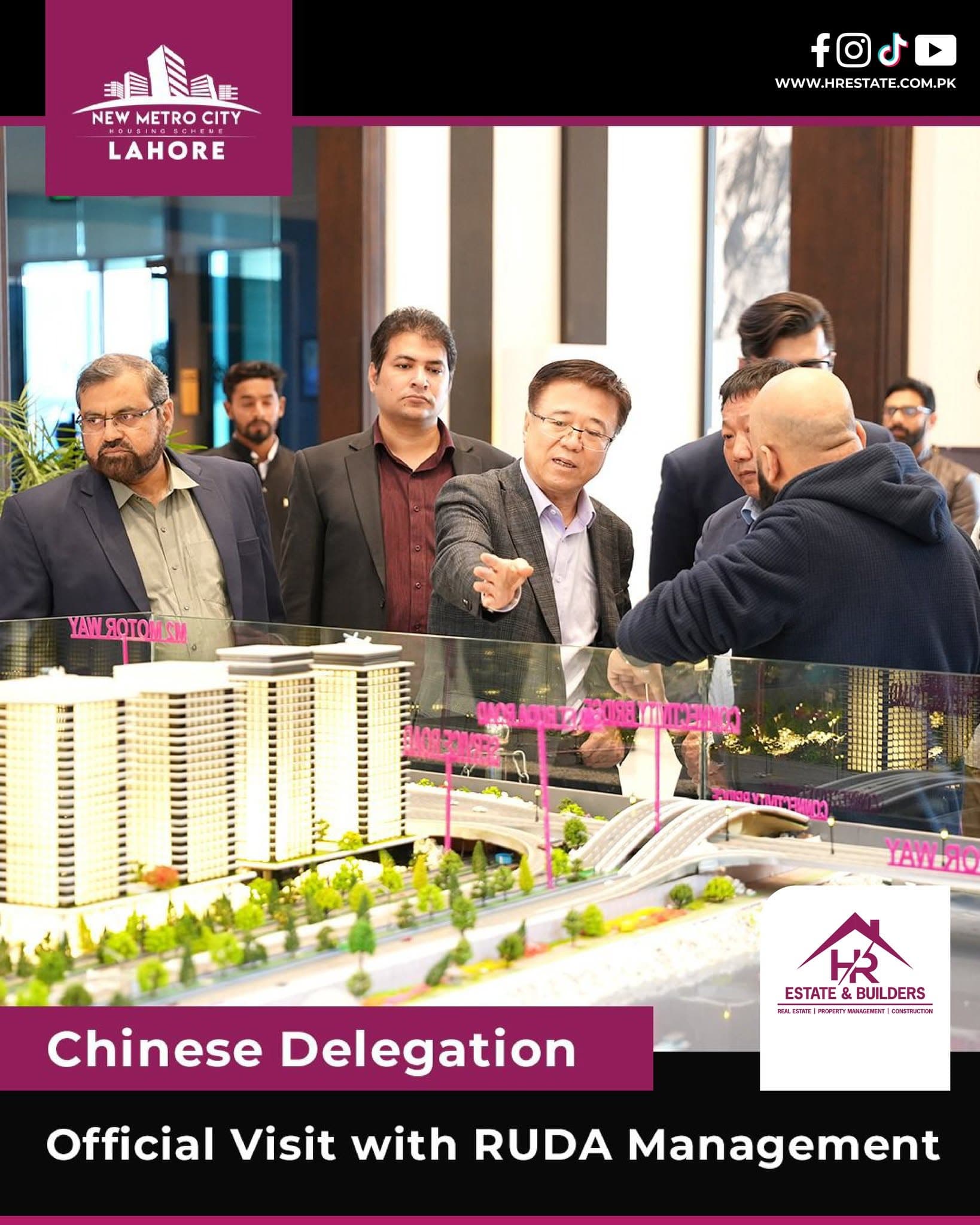 Chinese Delegation with RUDA Management